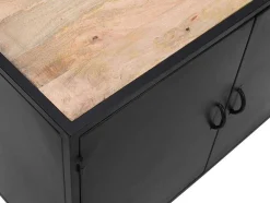 Móvel Para Colocar Sob O Lavatório Em Metal 2 Portas 95 Cm - Orionis