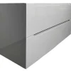 Móvel Para Colocar Sob O Lavatório Suspenso Cinzento C120 X A57 Cm - Selita