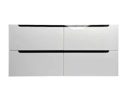 Móvel Para Colocar Sob O Lavatório Suspenso Branco C120 X A57 Cm - Selita