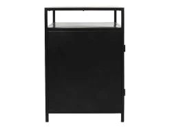 Móvel Para Colocar Sob O Lavatório Em Metal Preto 95 Cm - Eridani