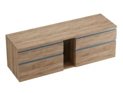 Móvel Suspenso De Casa De Banho Cor Natural Clara 150 Cm - Magdalena Ii