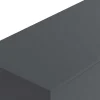 Móvel Suspenso Para Colocar Sob O Lavatório Cor Cinza Antracite C150 Cm - Isaure Ii