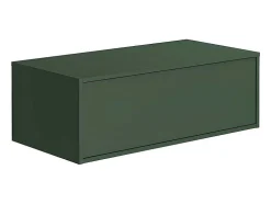 Móvel Suspenso Para Colocar Sob O Lavatório Cor Verde Fosco 94 Cm - Teana Ii