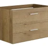 Móvel Suspenso Para Colocar Sob O Lavatório Cor Natural Clara 80 Cm - Kayla