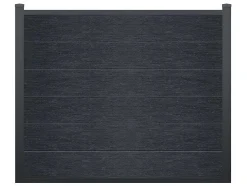 Paineis De Vedacao Para Pousar A156 Cm, Kit De 6 Laminas Em Composito + 2 Postes Antracite - Enola