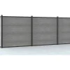 Paineis De Vedacao Para Pousar A181 Cm, Kit De 7 Laminas Em Composito + 1 Poste Cinzento-Claro - Enola