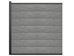 Paineis De Vedacao Para Pousar A181 Cm, Kit De 7 Laminas Em Composito + 1 Poste Cinzento-Claro - Enola