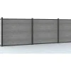 Paineis De Vedacao Para Pousar A156 Cm, Kit De 6 Laminas Em Composito + 1 Poste Cinzento-Claro - Enola
