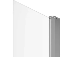 Painel De Banheira Com Toalheiro Em Metal Cromado De Estilo Industrial 70 X 140 Cm - Tobin