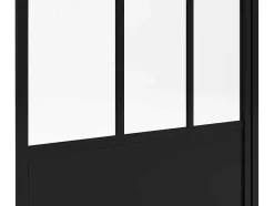 Painel De Banheira Preto Mate Estilo Atelier 80X140 Cm - Urbanik