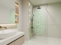 Painel De Duche Com Leds - Bella - 90X200 Cm