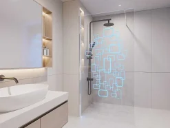 Painel De Duche Com Leds - Bella - 90X200 Cm