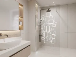 Painel De Duche Com Leds - Bella - 90X200 Cm