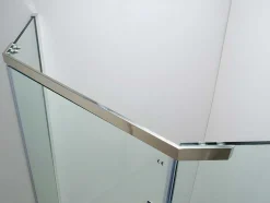Painel De Duche De Canto Com Porta Batente - Base De Duche Incluida - Ardia - 90 X 90 X185 Cm