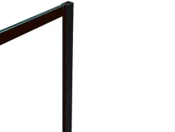 Painel De Duche Italiano Estilo Industrial Sefana - 140X200 Cm - Preto