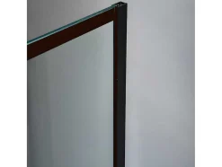 Painel De Duche Italiano Estilo Industrial Sefana - 120X200 Cm - Preto