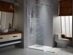 Painel De Duche Tecla Com Leds - 120 X 200 Cm