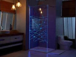 Painel De Duche Tecla Com Leds - 120 X 200 Cm