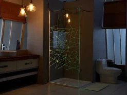 Painel De Duche Tecla Com Leds - 120 X 200 Cm