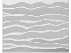 Painel De Parede 3D Hyppos Para Pintar - Pack De 3M - Lote De 6 Pecas