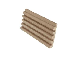 Painel De Parede 3D Pack De 3,71 M Cor Madeira Natural Clara Conjunto De 8 Pecas - Tatiana