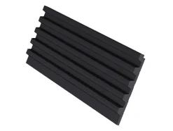 Painel De Parede 3D Pack De 2,83 M Preto Conjunto De 8 Pecas - Clinton