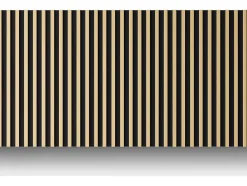 Painel De Parede 3D Pack De 2,83 M Preto E Dourado Conjunto De 8 Pecas - Clinton