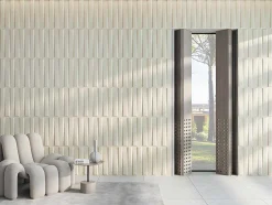 Painel De Parede 3D Strait Para Pintar - Pack De 3M - Lote De 12 Pecas