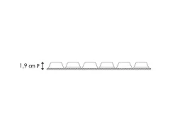 Painel De Parede 3D Strait Para Pintar - Pack De 3M - Lote De 12 Pecas