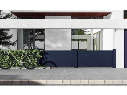 Painel De Vedacao A78 X C189 Cm Em Aluminio Antracite - Otavio