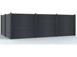 Painel De Vedacao Em Composito Enola A.180 Cm - Antracite