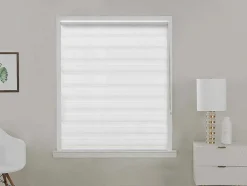 Persiana Enrolavel Dia / Noite Em Poliester - 120 X 180 Cm - Branco - Barili