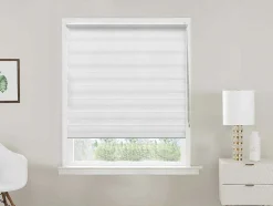 Persiana Enrolavel Dia / Noite Em Poliester - 120 X 180 Cm - Branco - Barili