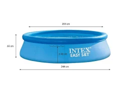 Piscina Infantil Inflavel Redonda Intex 28106 244X61 Cm
