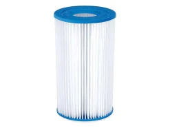 Piscina Tubular Redonda Azul Com Bomba De Filtro De Cartucho De D457 X A122 Cm - Lacanau