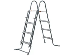 Piscina Tubular Redonda Cinzenta Com Bomba Filtradora De Cartucho D.427 X A.107 Cm - Nisoka