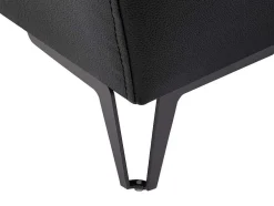 Poltrona Articulada Elétrica Couro Preto - Roveto