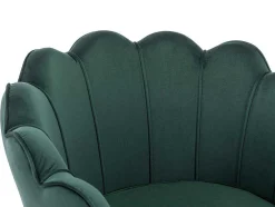 Poltrona Concha Em Veludo Verde Abeto - Dandelion De Pascal Morabito