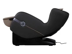 Poltrona De Massagem Em Pele Sintética Bege Com Leds E Sistema De Gravidade Zero - Opcao Bluetooth - Kasou