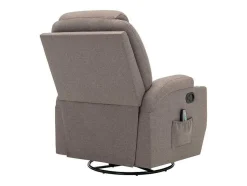 Poltrona De Massagens Tecido Taupe - Silvano