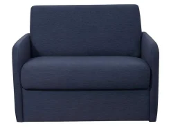 Poltrona Rapidamente Convertivel Em Cama De 70 Cm Em Tecido Azul - Nadoa