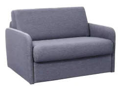 Poltrona Rapidamente Convertivel Em Cama De 100 Cm Em Tecido Cinza-Claro - Nadoa