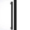 Porta De Duche Giratoria Em Metal Preto Mate De Estilo Industrial 80 X 195 Cm - Tamri