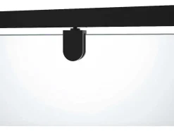 Porta De Duche Giratoria Em Metal Preto Mate De Estilo Industrial 80 X 195 Cm - Tamri