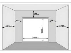 Porta De Garagem Seccionada Com Padrao Quadriculado Branco Com Janelas Motor Somfy - Caopas