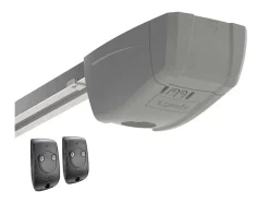 Porta De Garagem Seccionada Com Padrao Quadriculado Antracite Com Motor Somfy - Caopas