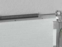 Porta De Garagem Seccionada Efeito Madeira Antracite Com Motor Somfy - Prieta
