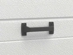 Porta De Garagem Seccionada Efeito Liso Com Porta Central Antracite Com Motor Somfy - Lavega