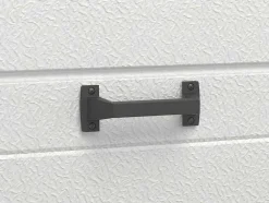 Porta De Garagem Seccionada Efeito Ranhurado Cinza Com Motor Somfy - Noria