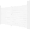 Portão De Batente Aluminio C355 X A181 Cm Branco - Nazario
